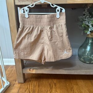 Jordan Women's Athletic Tan Shorts